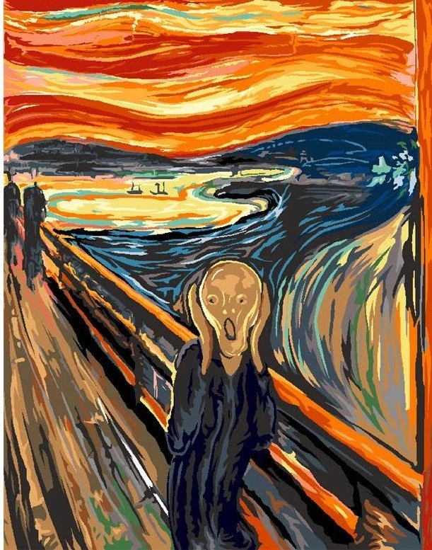 Le Cri, visuel associé à Vague à l’âme.